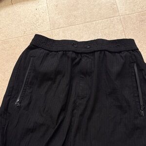 Armani Jeans Black Textured Pants